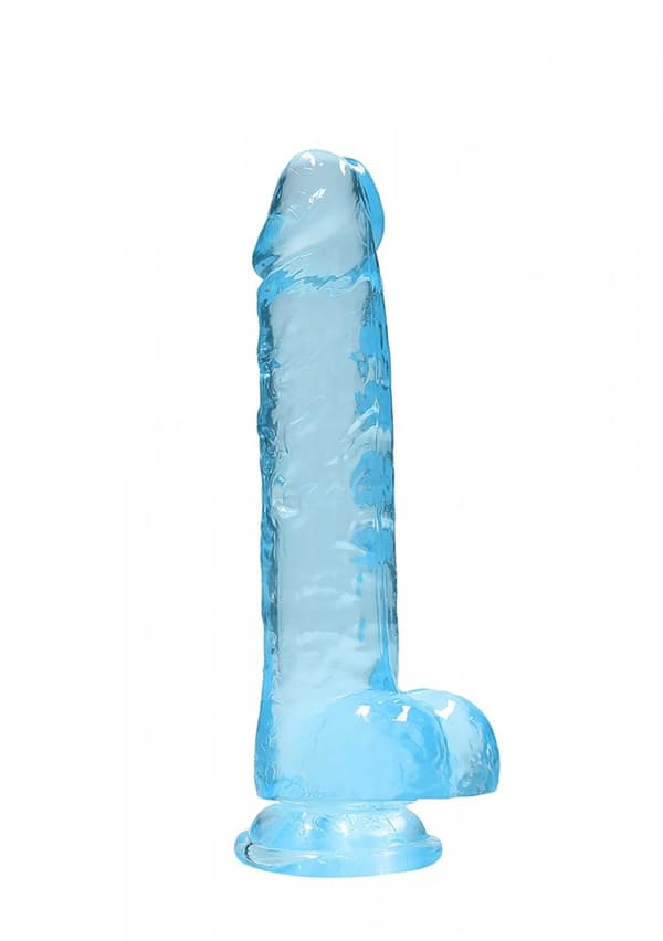 Realistisk dildo med bollar 8/21 cm