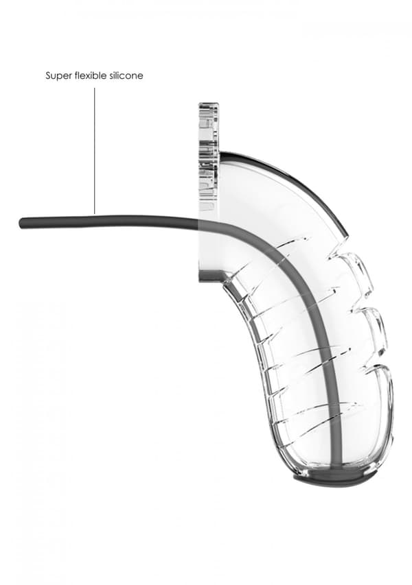Modell 16 Chastity 4.5 Cock Cage Transparent