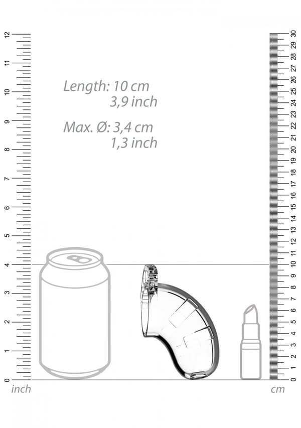 Modell 15 Chastity 3.5 Cock Cage Transparent