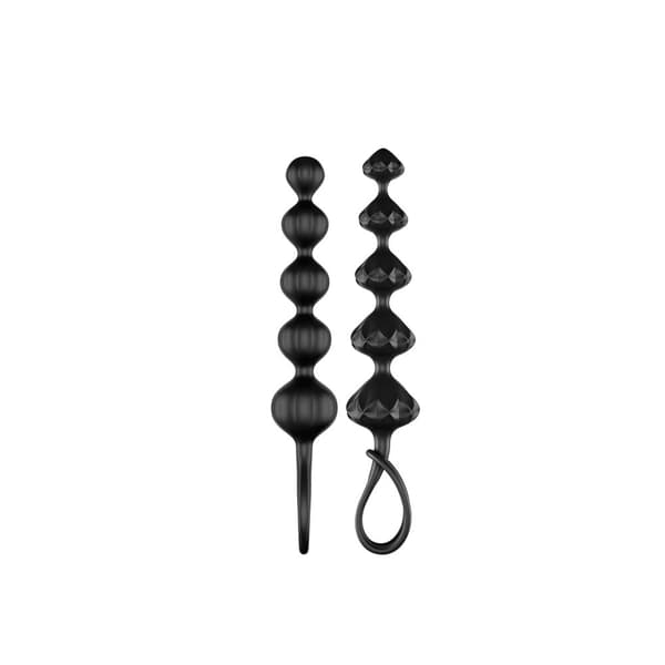 Satisfyer Love Beads Set (set med 2) (svart)