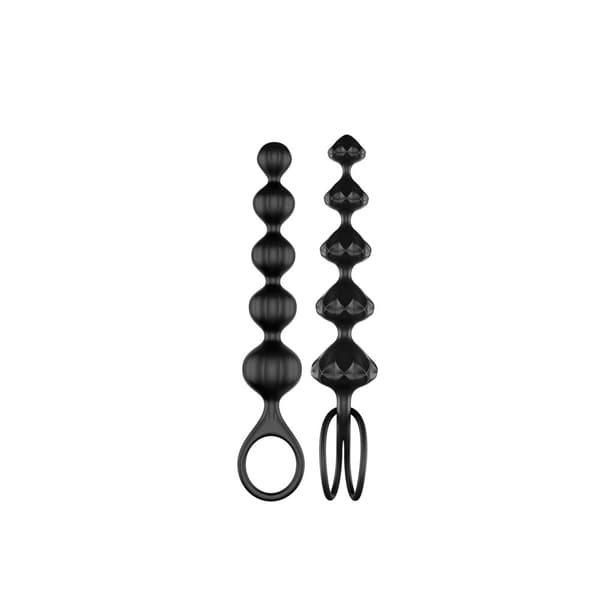 Satisfyer Love Beads Set (set med 2) (svart)