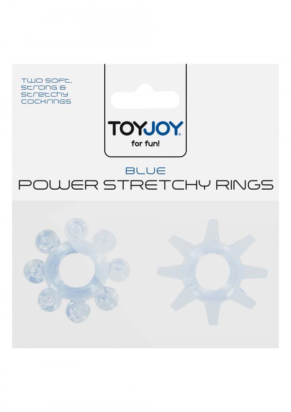 Power Stretchy Ringar 2st Blå