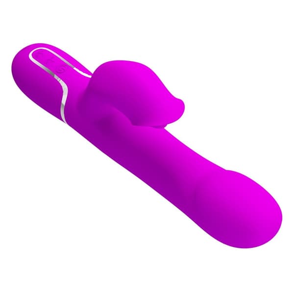 PRETTY LOVE Twinkled Tenderness Lilla, 7 vibrationsfunktioner 4 rullefunktioner Hukommelsesfunktion
