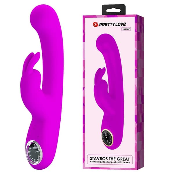 PRETTY LOVE Lamar Purple, 10 vibrationsfunktioner 9 hastighetsnivåer