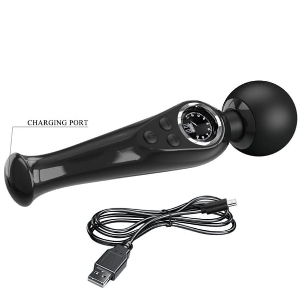 PRETTY LOVE Skyler Black, 10 vibrationsfunktioner 9 hastighedsniveauer