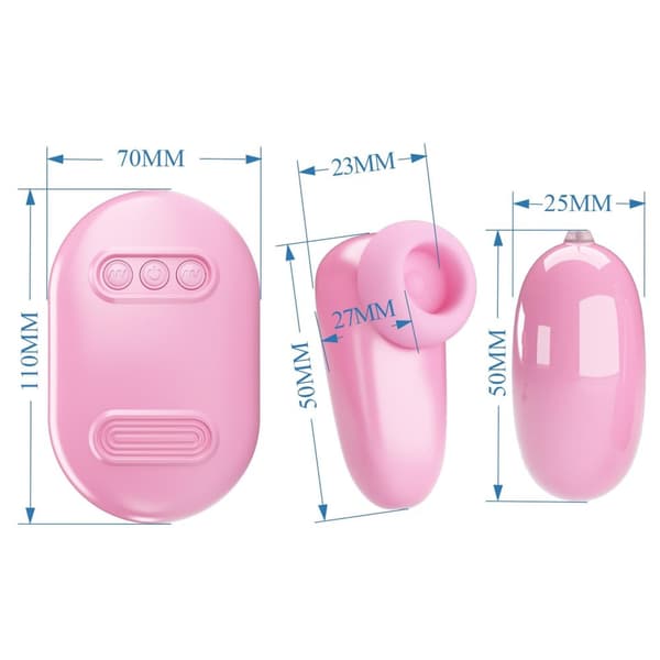 PRETTY LOVE Magic Box Pink, 12 vibrationsfunktioner 7 bankefunktioner