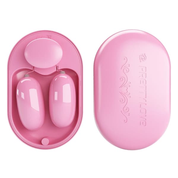 PRETTY LOVE Fun Box Pink, 12 vibrationsfunktioner