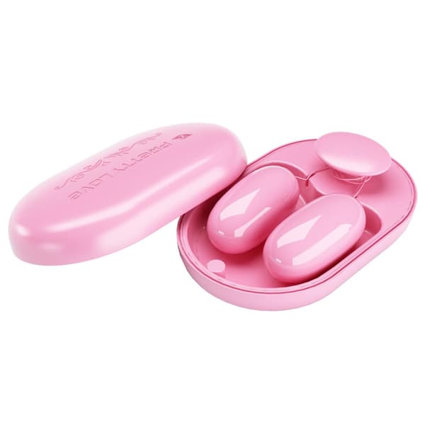 PRETTY LOVE Fun Box Pink, 12 vibrationsfunktioner