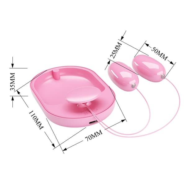 PRETTY LOVE Fun Box Pink, 12 vibrationsfunktioner
