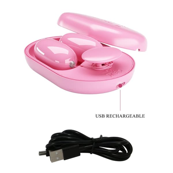 PRETTY LOVE Fun Box Pink, 12 vibrationsfunktioner