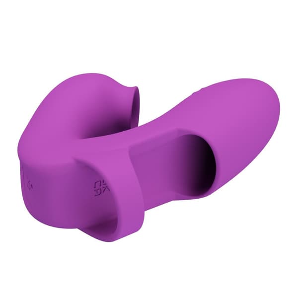 PRETTY LOVE Super Finger ATHENA Lilla, 7 vibrationsfunktioner 7 trykkefunktioner Hukommelsesfunktion