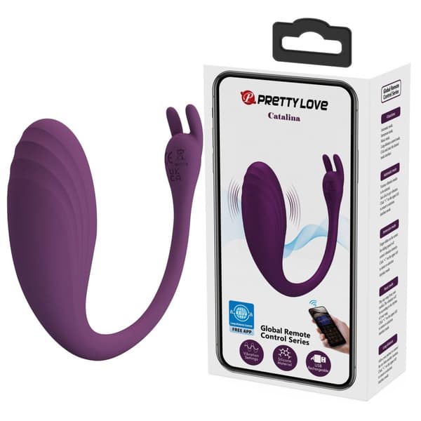 PRETTY LOVE Catalina, 12 vibrationsfunktioner Mobil APP Langdistancekontrol