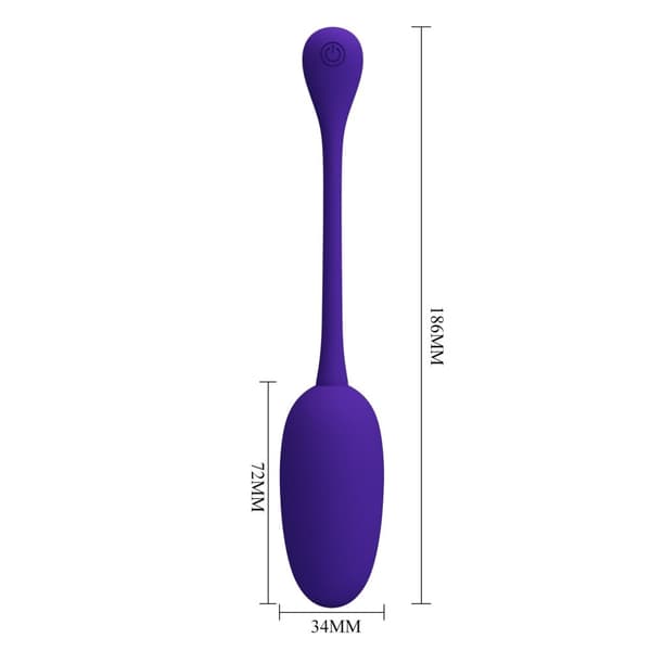 PRETTY LOVE KNUCKER Lila, 12 vibrationsfunktioner Minnesfunktion