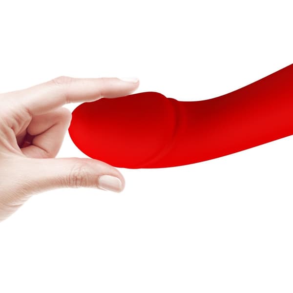 PRETTY LOVE Cetus Red, Hukommelsesfunktion 12 vibrationsfunktioner