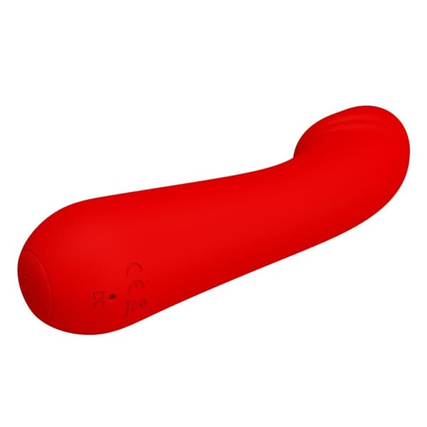 PRETTY LOVE Cetus Red, Hukommelsesfunktion 12 vibrationsfunktioner