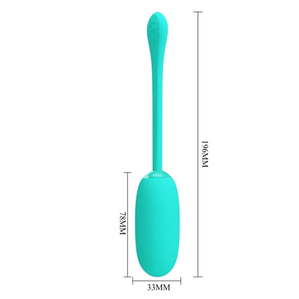 PRETTY LOVE JULIUS EGG Green 12 funktion vibrationer