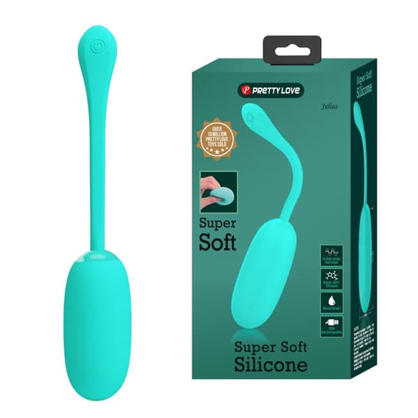 PRETTY LOVE JULIUS EGG Green 12 funktion vibrationer