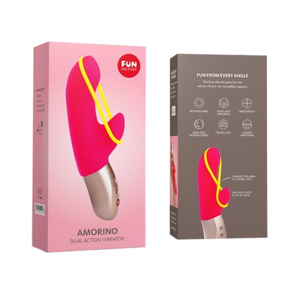 Fun Factory AMORINO pinkki/neonkeltainen
