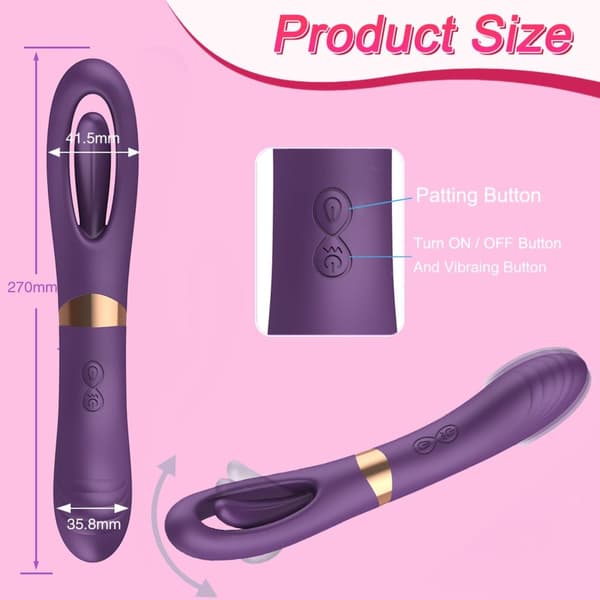 Snärtande dubbel g-punktsvibrator