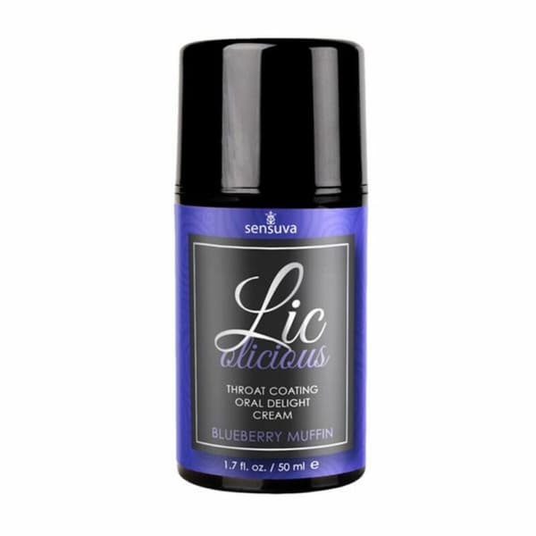 Lic-o-licious Blåbær Muffin Oral Delight Creme 50 ml Sensuva 7440