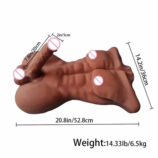 Mandlig Onanilegetøj, Realistisk Intern Struktur, Diskret Emballage,7KG