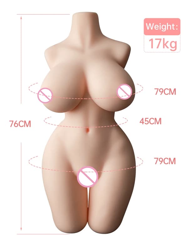Silicone Seksinukke, Realistinen Muotoilu, Monipuoliset Käyttötarkoitukset,17KG