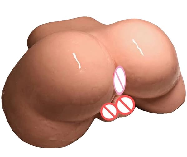 Mandlig Masturbator, Realistisk Blød Silikone, Letvægtsdesign,omkring 2,5 kg