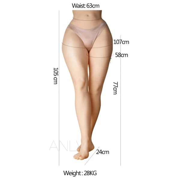 Puolivartalopuku, realistinen muotoilu, helppo puhdistaa,105CM-28KG