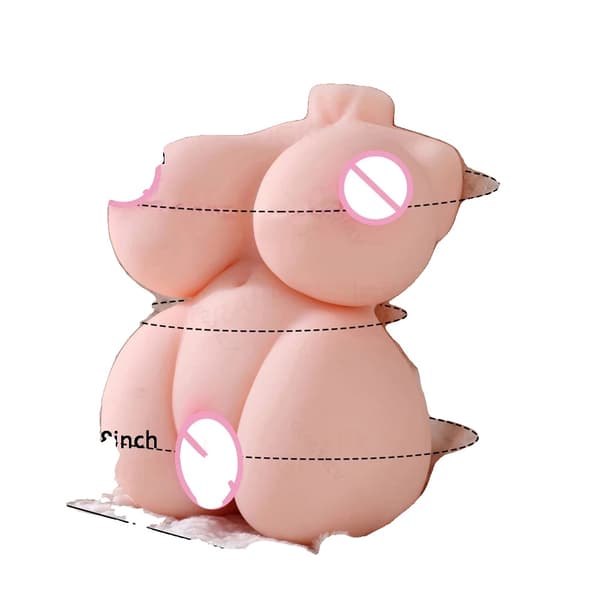 Sexdocka Torso, Realistisk Känsla, Flexibel Design,15 kg