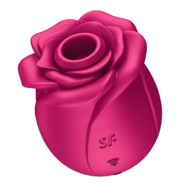 Vibrator - SATISFYER - Classic Blossom - Silikon - Röd - Medium