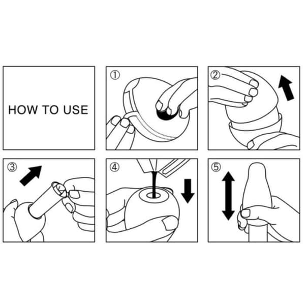 Masturbator - TENGA - Snökrystalägg - Elastisk Gel - Engångsbruk - Blå