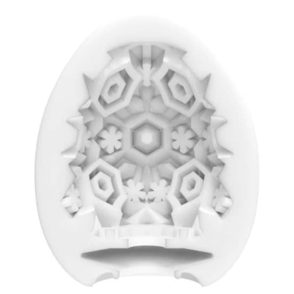 Masturbator - TENGA - Snökrystalägg - Elastisk Gel - Engångsbruk - Blå