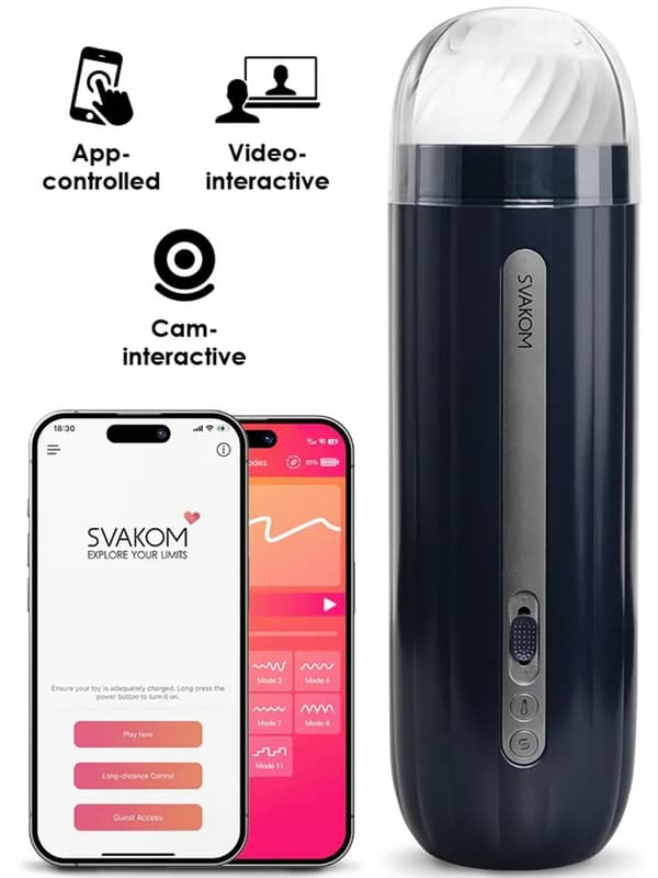 Svakom Hannes Neo App Interactive Masturbator Automatisk masturbatr