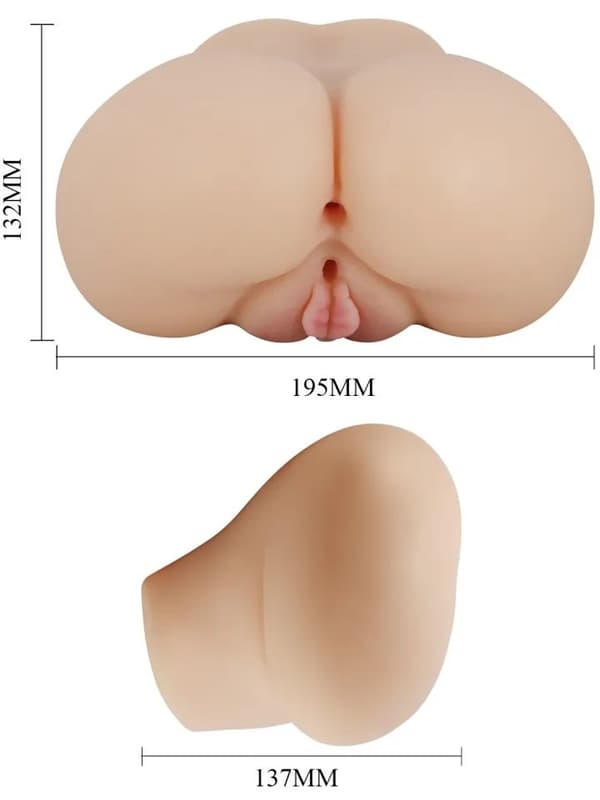 Luna Vibration Double Holes Lommefisse med vibrator