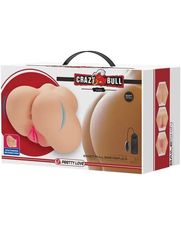 Luna Vibration Double Holes Lommefisse med vibrator