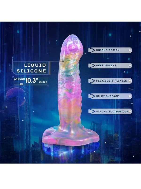 Silicone Monster Dildo Rainbow 26,2 cm Dragon dildo