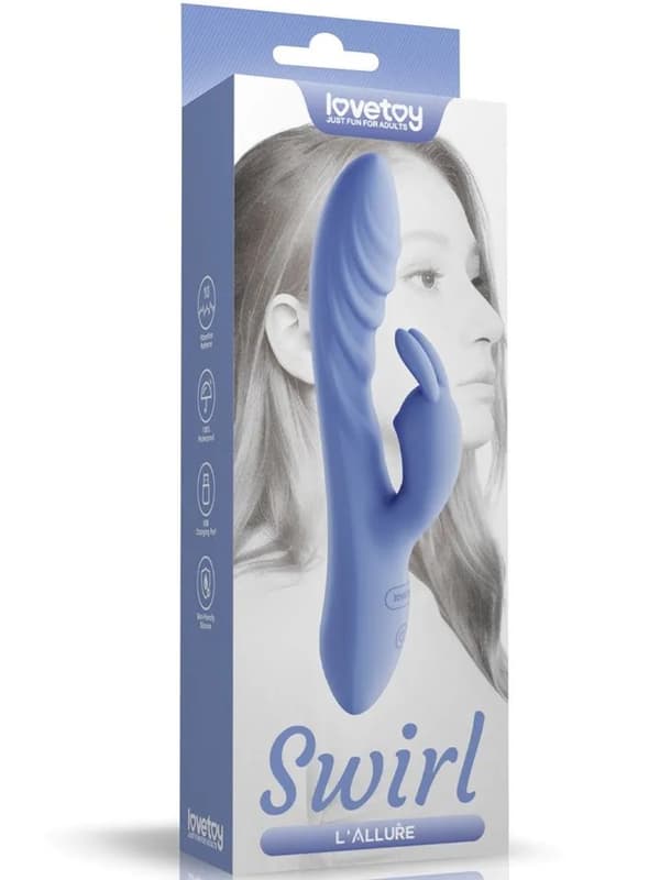 L'Allure Swirl Rechargeable Vibrator Rabbit vibrator