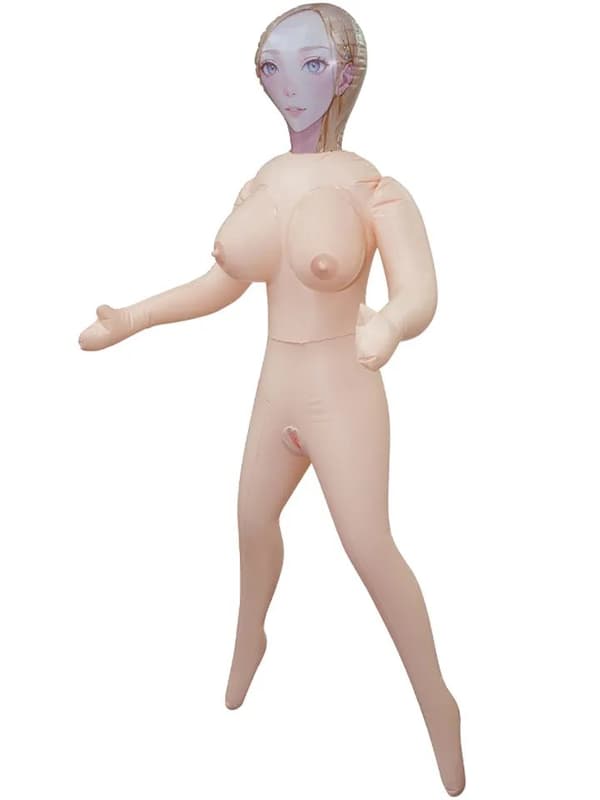 Mittie 2 Hole Inflatable Love Doll 153 cm Oppblåsbar sexdokke