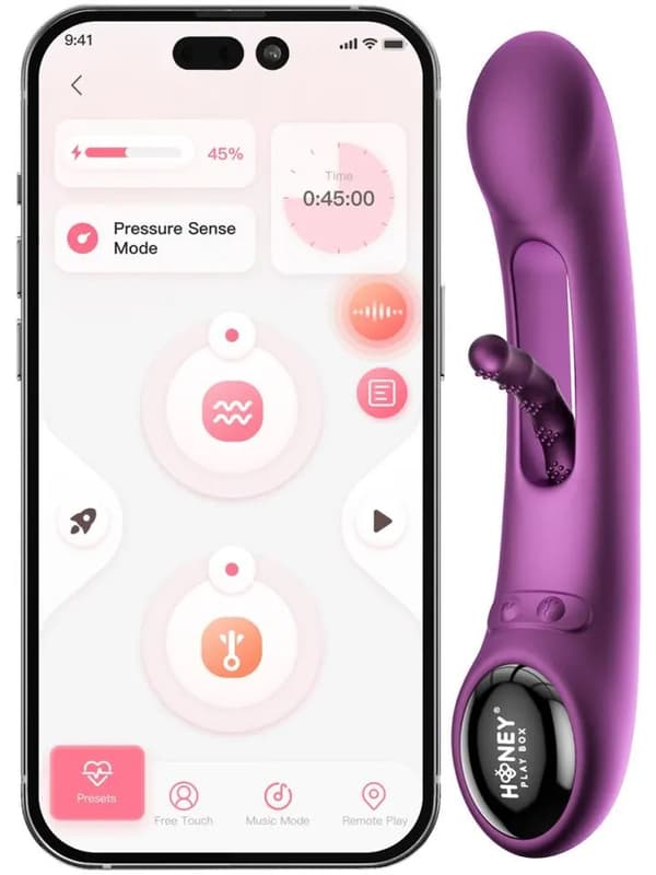 Pressure Sensing App-Controlled G-spot Vibrator Appstyrd vibrator