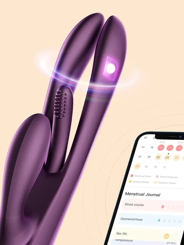Terri App Controlled Tapping Rabbit Vibrator App-styret Rabbit vibrator