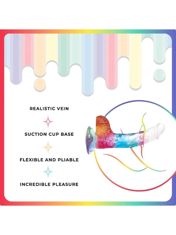 Jellildo Dildo With Balls 22 cm Dildo