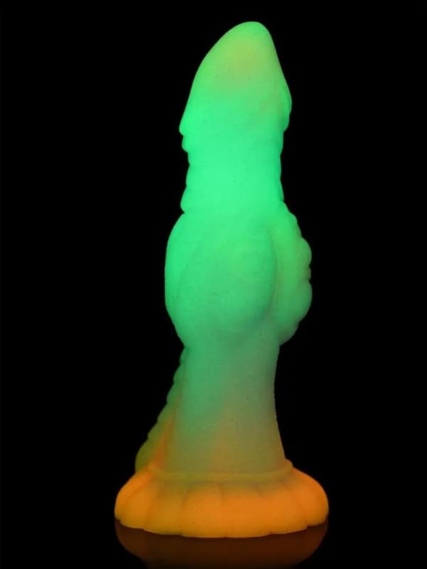 Glow-In-The-Dark Alien Dildo 21,6 cm Dragon dildo