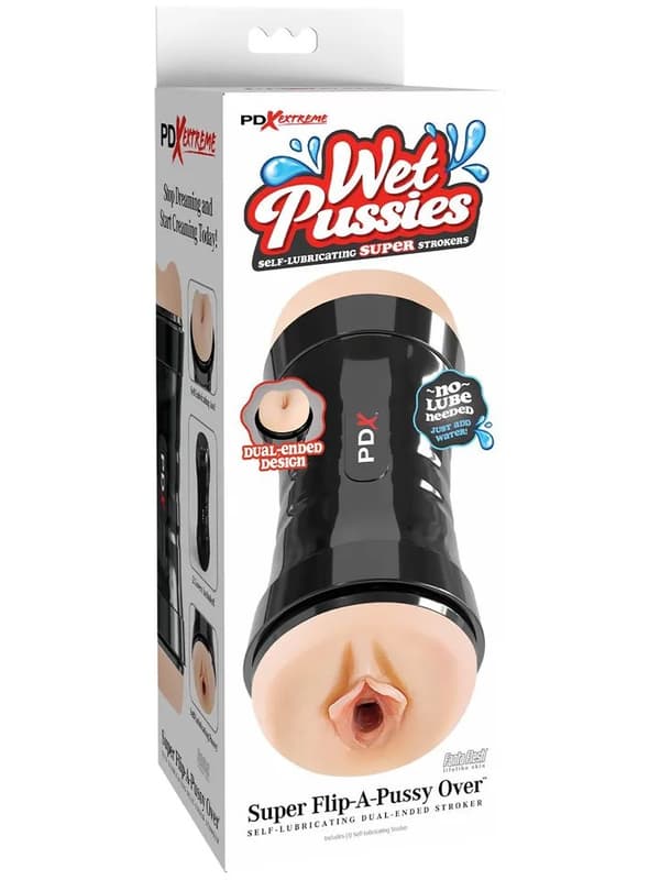 PDX Extreme Wet Pussies Super Flip-A-Pussy Over Løsvagina