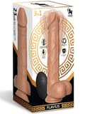 Miniatyrbilde 4 av 4: Flavius Dildo With Thrusting, Waving & Vibration 23 cm Vibrerende dildo