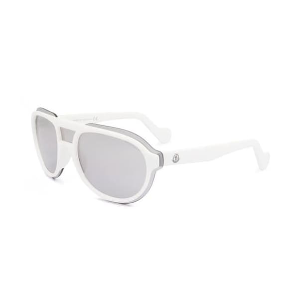 Solglasögon - MONCLER - ML0055 - Vit - Sprutad - Unisex