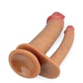 Miniatyrbild 6 av 6: Dubbel vibrator med sugpropp Logan