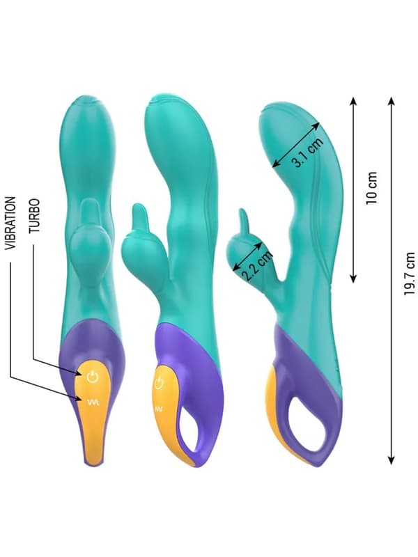 Fred Rabbit Vibrator Blue Rabbitvibrator