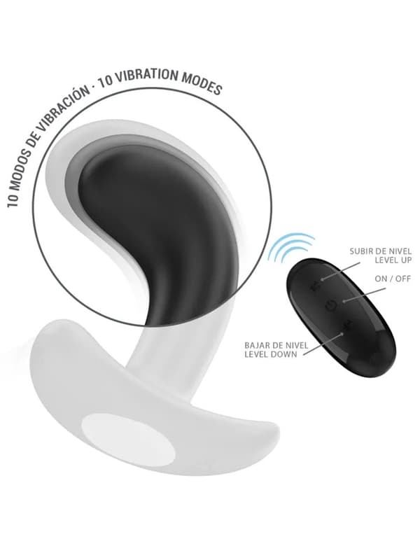 Chandler Anal Plug 10 Vibrations Remote Analplugg med vibrator