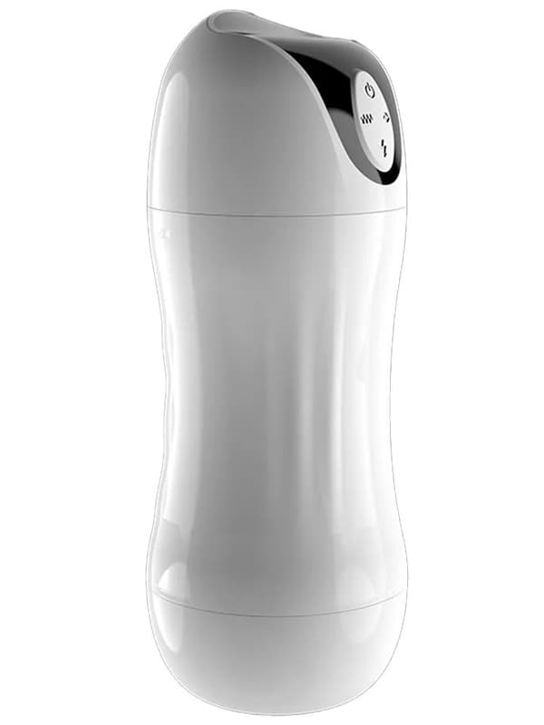 Max Cup Masturbator Vibration & Suction White Automatisk Masturbator