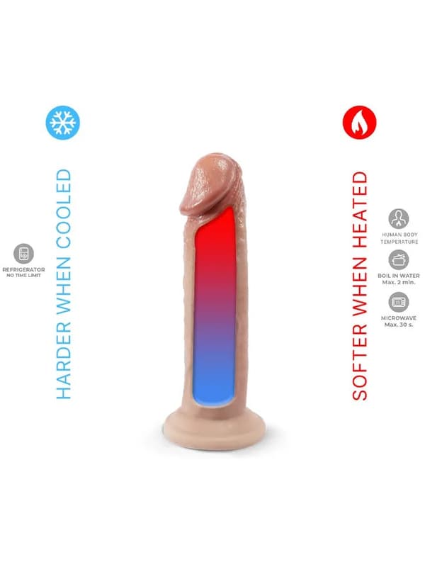 Silex-D Premium Real Skin 15,4 cm Realistisk dildo